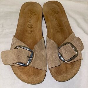 Yokono leather sock Sandals women size 7.5